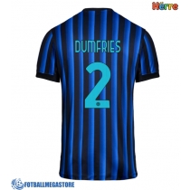 Fotballdrakt Herre Inter Milan Denzel Dumfries #2 Hjemmedrakt 2025-26 Kortermet